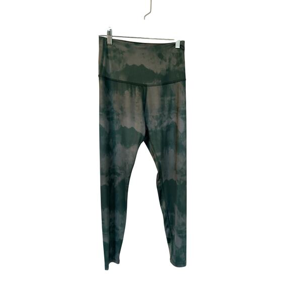 Beyond Yoga Lux High Waisted Leggings Green Tie Dye Medium - Picture 1 of 5